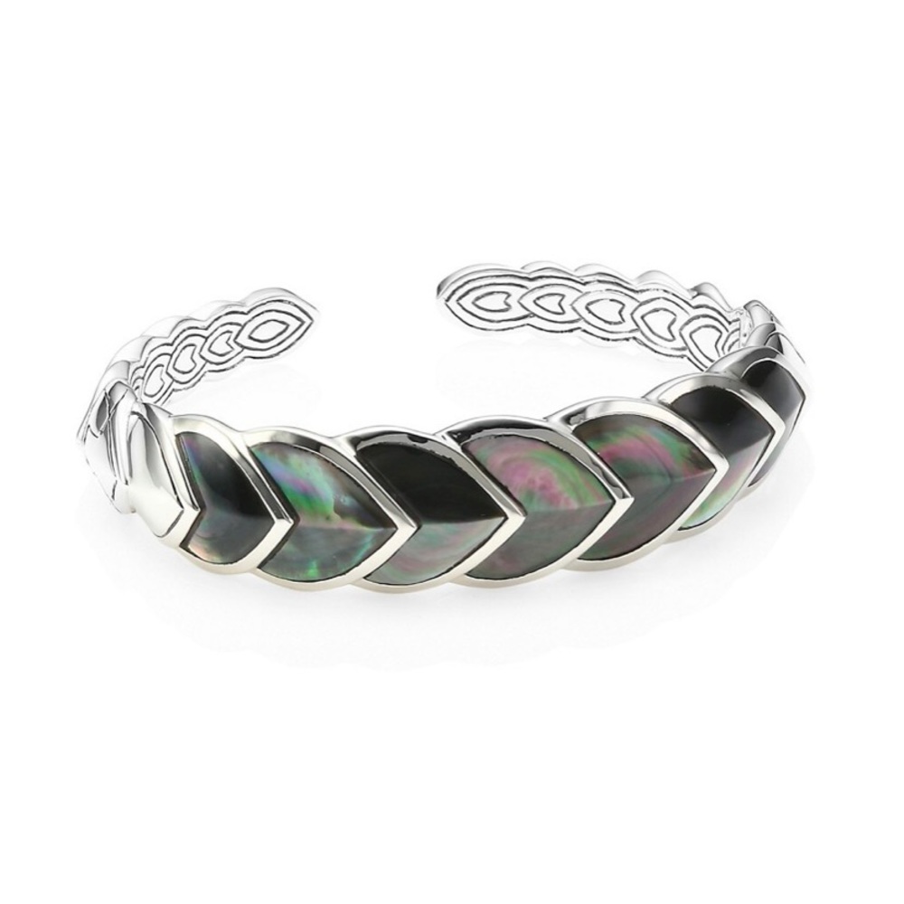 JOHN HARDY Legends Naga Cuff Bracelet Sterling Silver Mother of Pearl
